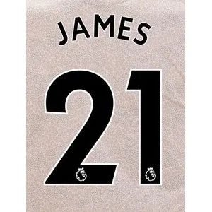 Man United 2019/20 Away James #21 Jersey Name Set