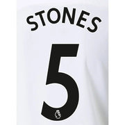 Manchester City 2021/ 22 Away Stones #5 Jersey Name Set-Black