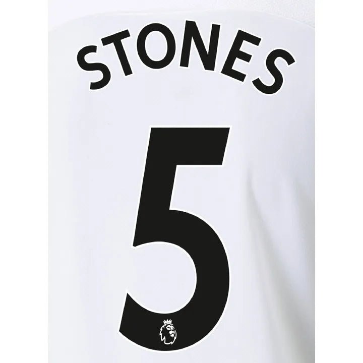 Manchester City 2021/ 22 Away Stones #5 Jersey Name Set-Black