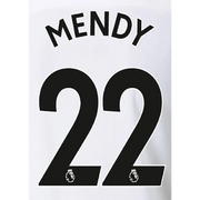Manchester City 2021/22 Away Mendy #22 Jersey Name Set Black