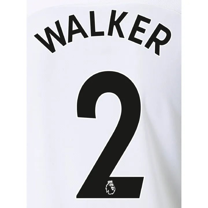 Manchester City 2021/22 Away Walker #2 Jersey Name Set-Black