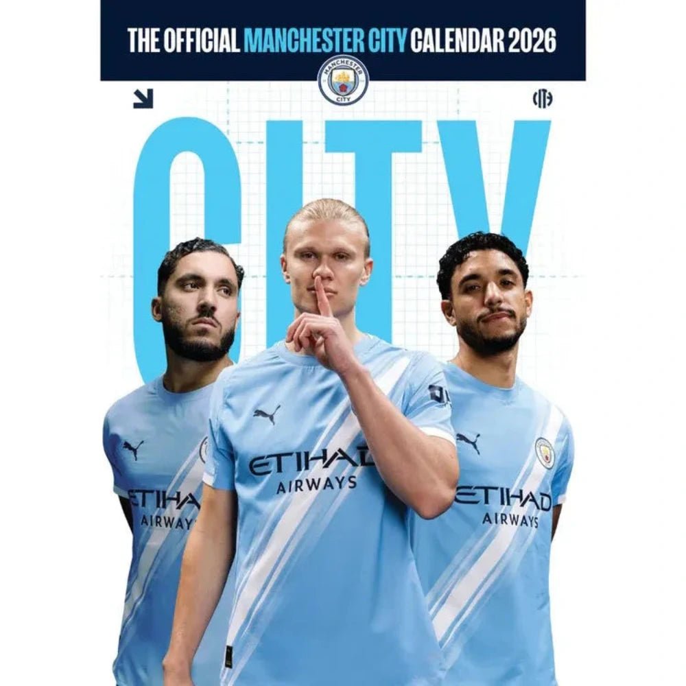Manchester City 2026 Official Calendar (Front)