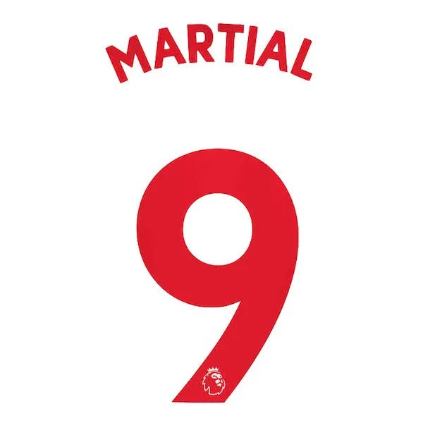 Manchester United 2020/21 Third Martial #9 Jersey Name Set