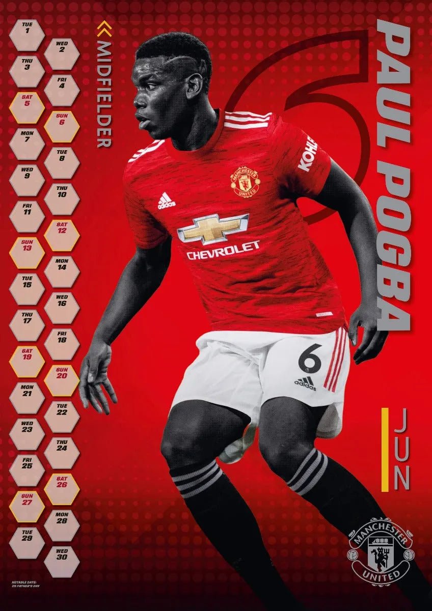 Manchester United 2021 Official Calendar