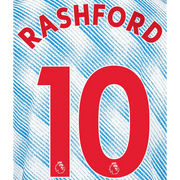 Manchester United 2021/22 Away Rashford #10 Jersey Name Set (Main)