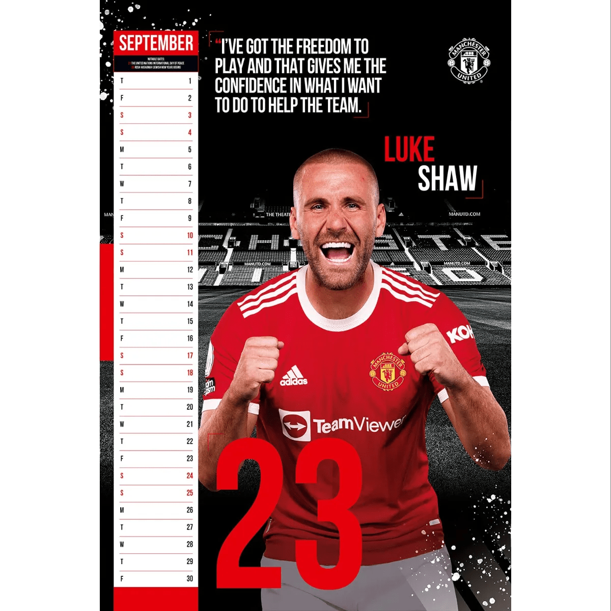 Manchester United 2022 Official Calendar (Individual 1)