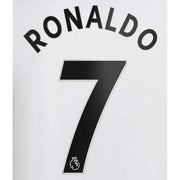 Manchester United 2022/23 Away Ronaldo #7 Jersey Name Set Black