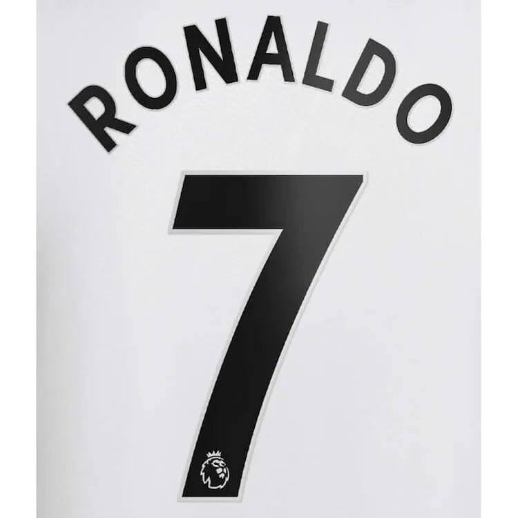 Manchester United 2022/23 Away Ronaldo #7 Jersey Name Set Black