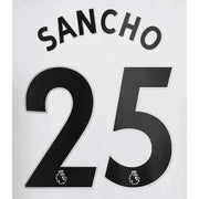 Manchester United 2022/23 Away Sancho #25 Jersey Name Set Black
