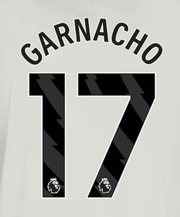 Manchester United 2024-Third GARNACHO #17 Official Name Set-Black