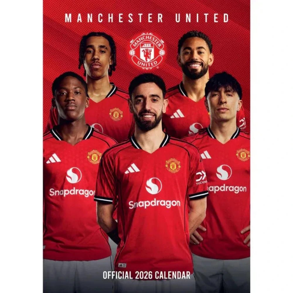Manchester United 2026 Official Calendar (Front)
