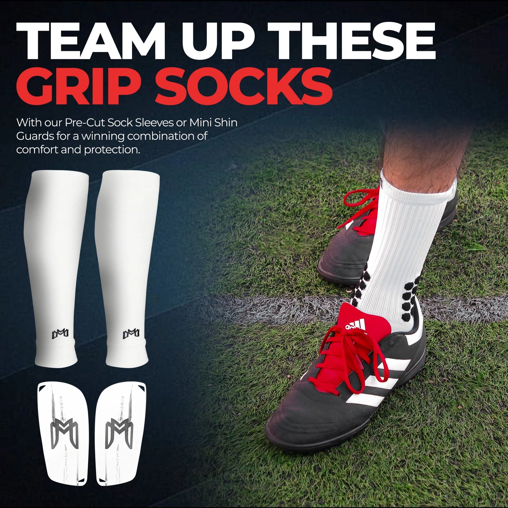 MEDICAPTAIN Grip Socks With Cushioned Ankle Protection – ProSoccer