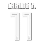 Mexico 2018 Home Carlos V. #11 Jersey Name Set
