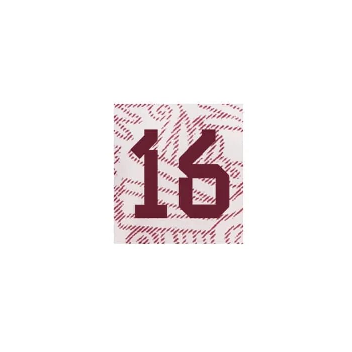Mexico 2022-23 Away H. Herrera #16 Jersey Name Set