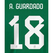 Mexico 2022-23 Home A. Guardado #18 Youth Jersey Name Set
