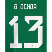 Mexico 2022-23 Home G. Ochoa #13 Jersey Name Set