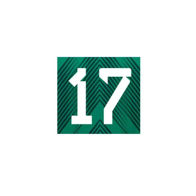 Mexico 2022-23 Home Pineda #17 Jersey Name Set (Front)