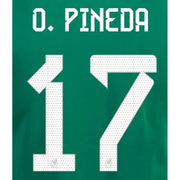 Mexico 2022-23 Home O. Pineda #17 Jersey Name Set