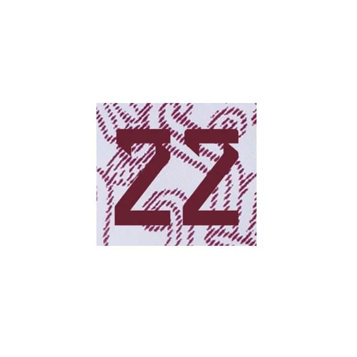 Mexico 2022/23 Away H. Lozano #22 Jersey Name Set (Front)