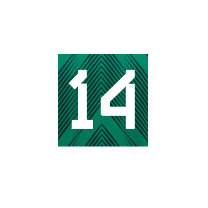 Mexico 2022/23 Home Chicharito #14 Jersey Name Set