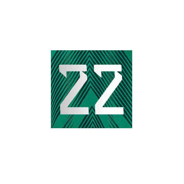 Mexico 2022/23 Home H. Lozano #22 Jersey Name Set