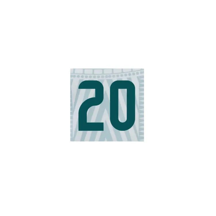 Mexico 2024/25 Away H. Martin #20 Youth Jersey Name Set (Front)