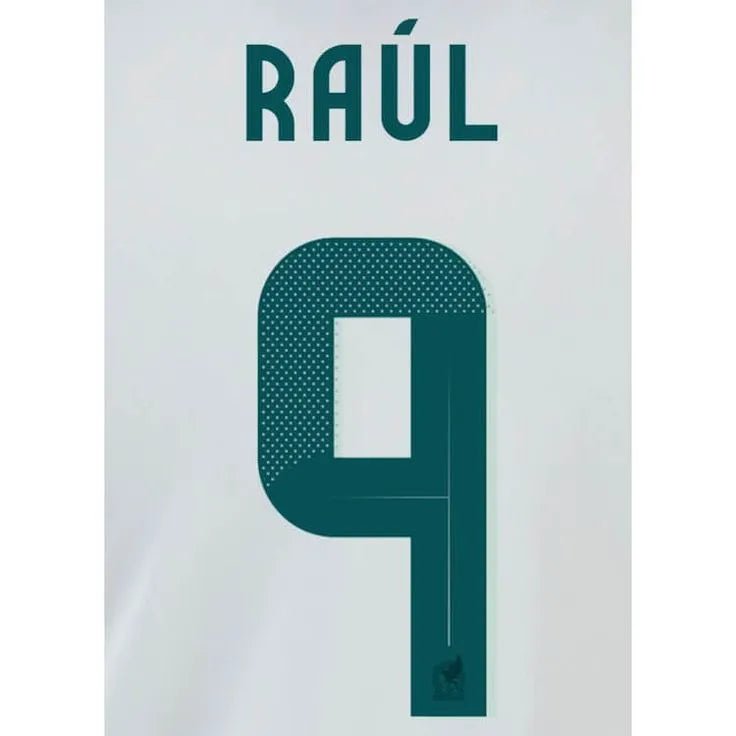 Mexico 2024/25 Away Raul #9 Youth Jersey Name Set