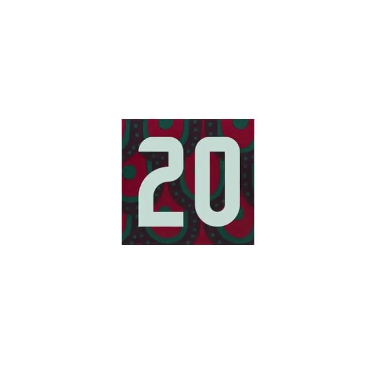 Mexico 2024/25 Home H. Martin #20 Youth Jersey Name Set