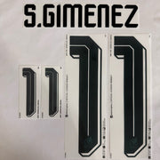 Mexico 2026- Away S. GIMENEZ #11 Official Name Set