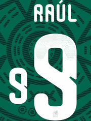 Mexico 2026- Home RAUL #9 Official Name Set
