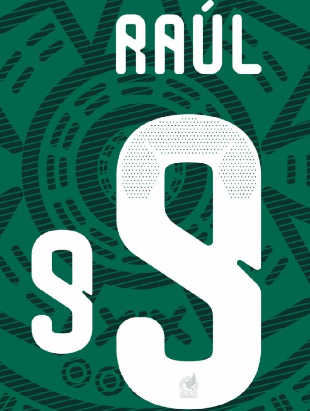 Mexico 2026- Home RAUL #9 Official Name Set
