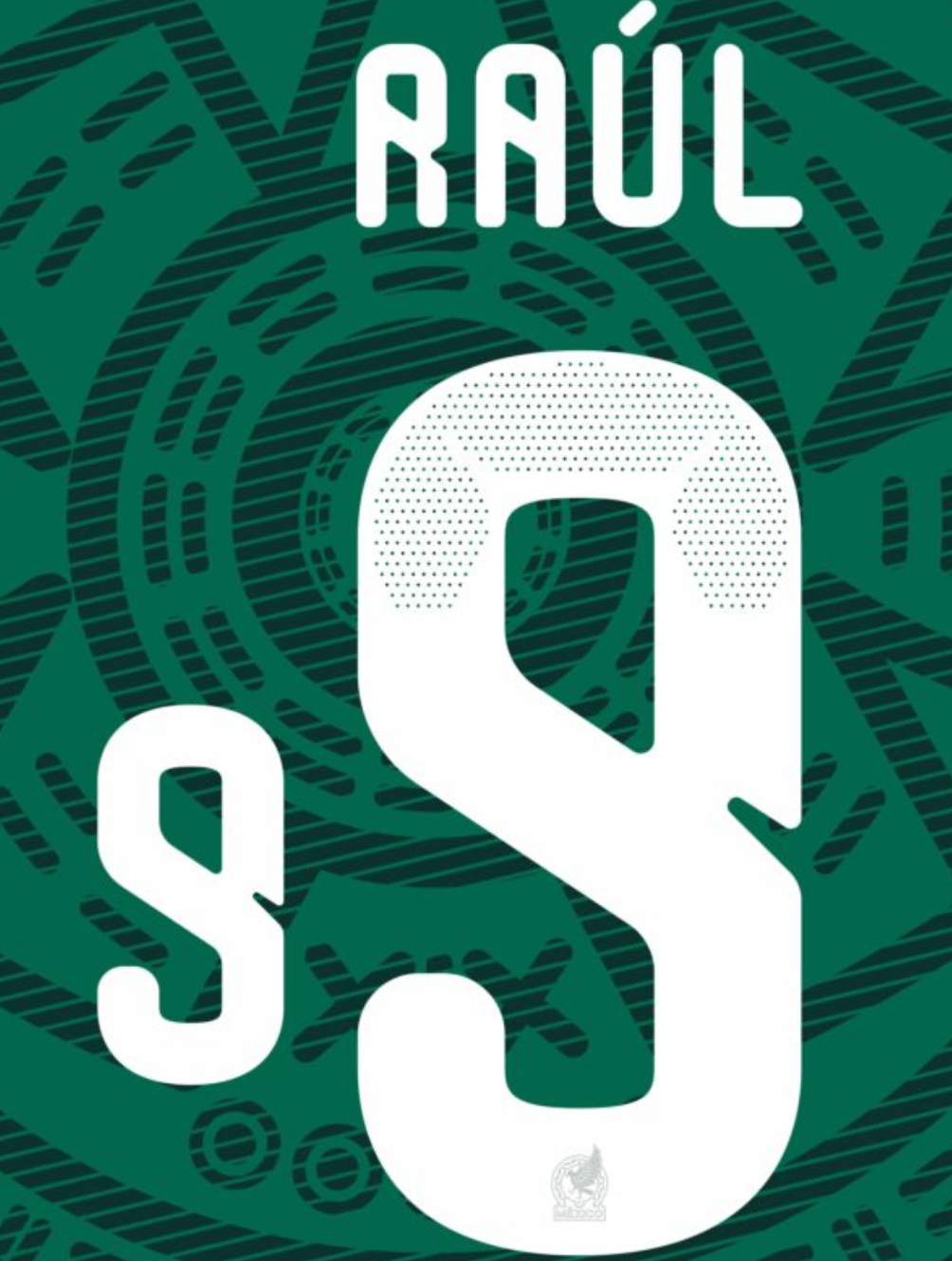 Mexico 2026- Home RAUL #9 Official Name Set