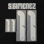 Mexico 2026- Home S. GIMENEZ #11 Official Name Set