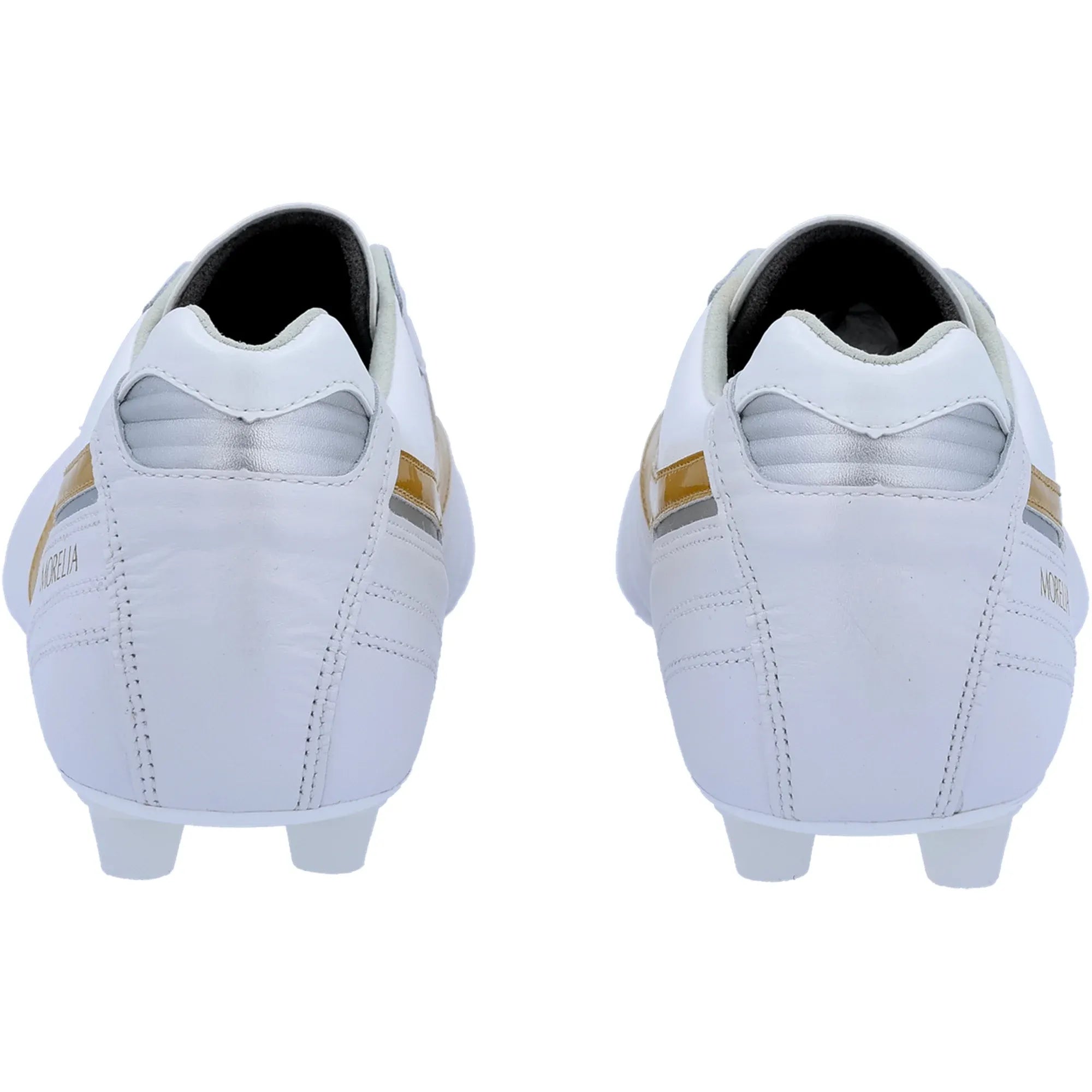 Mizuno Morelia II Made in Japan Firm Ground Soccer Cleats-Bright Gold Pack (SP26) (Pair - Back)
