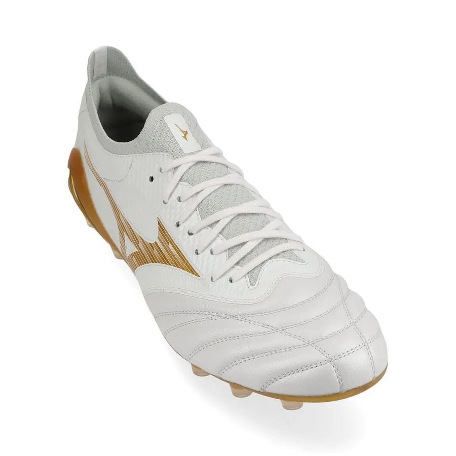 Mizuno Morelia Neo IV Beta Elite Firm Ground Soccer Cleats -Bright Gold Pack (SP26) (Lateral 2)