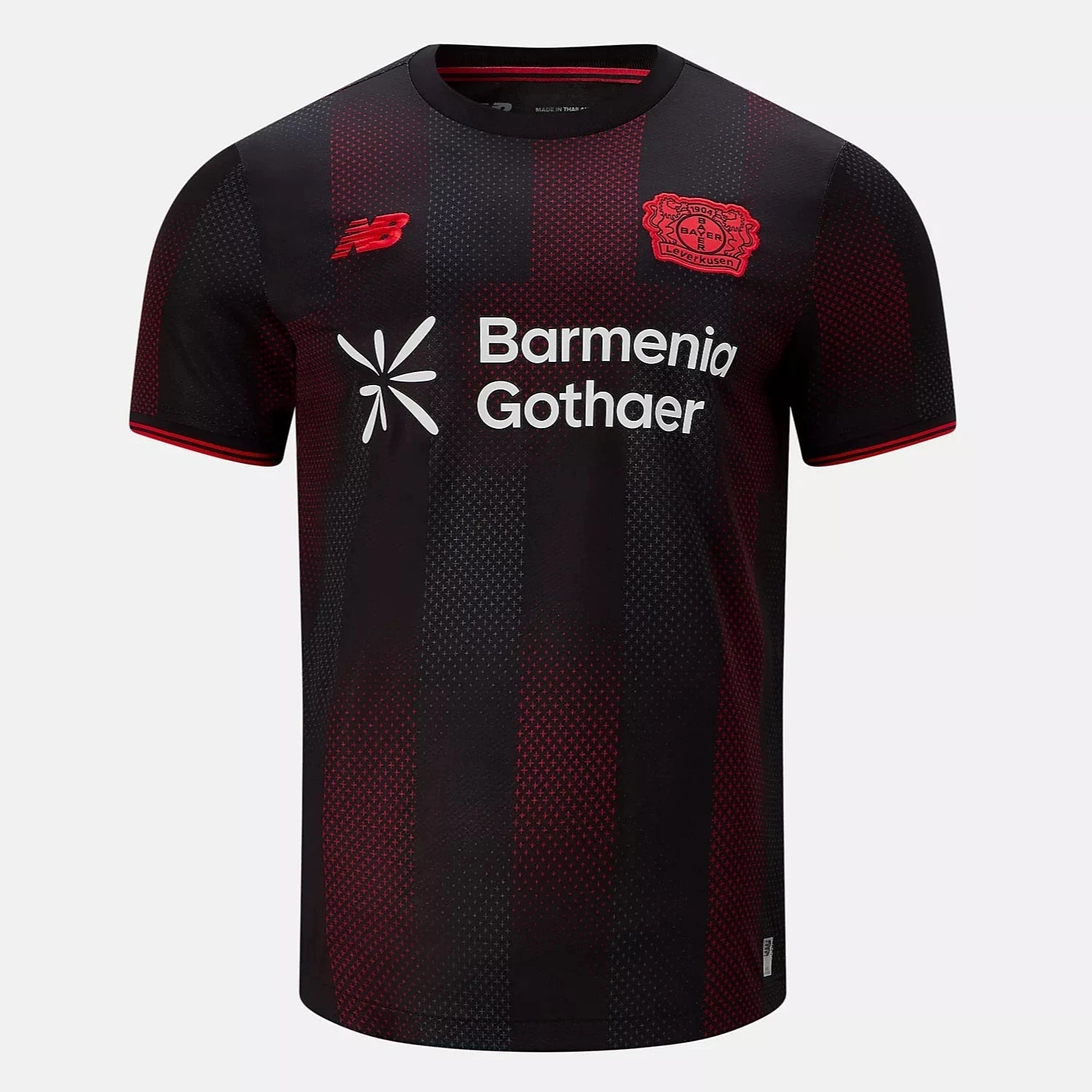 New Balance 2025-26 Bayer Leverkusen Men's Stadium Home Soccer Jersey (Front)