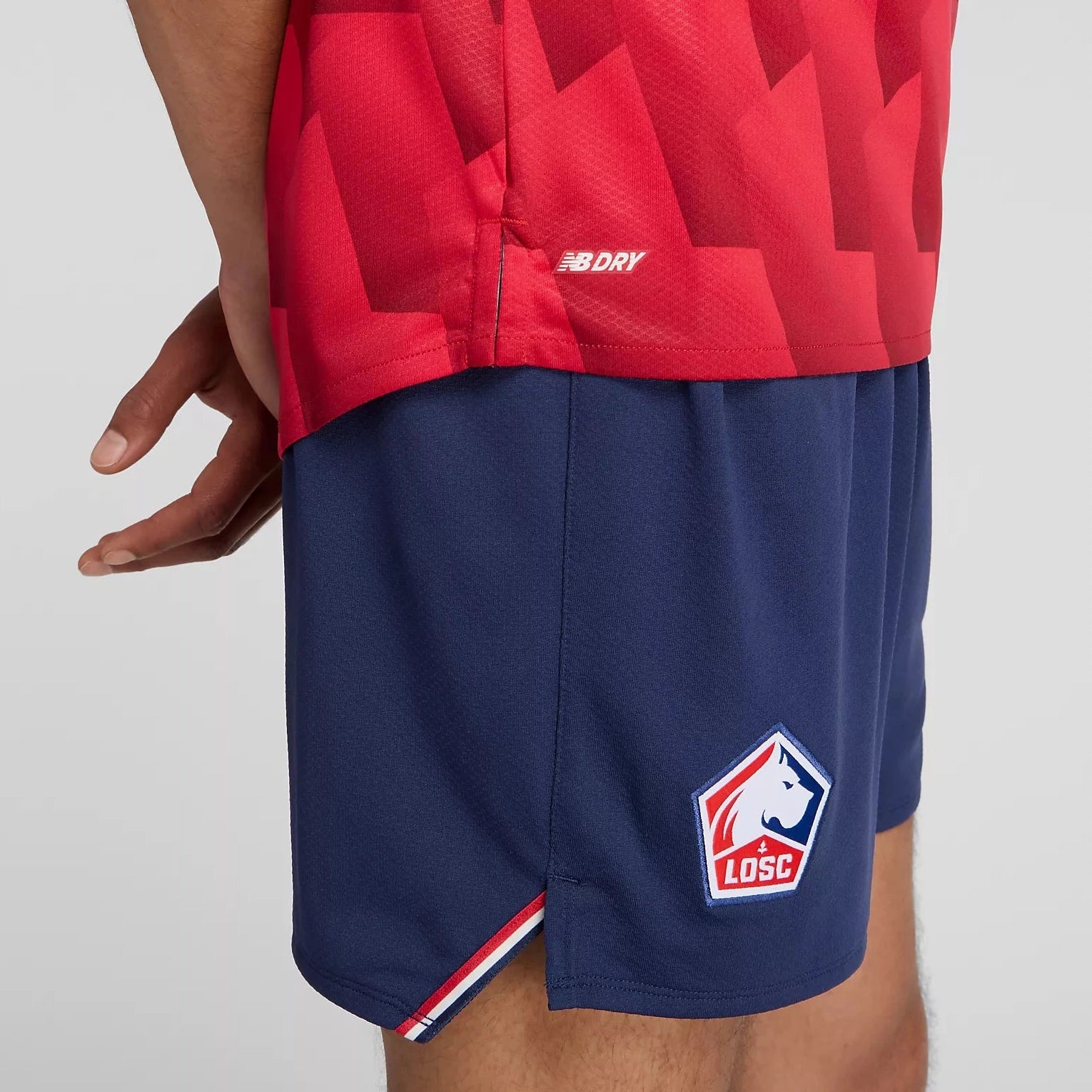 New Balance 2025-26 Lille Men's Stadium Home Soccer Jersey (Detail 3)