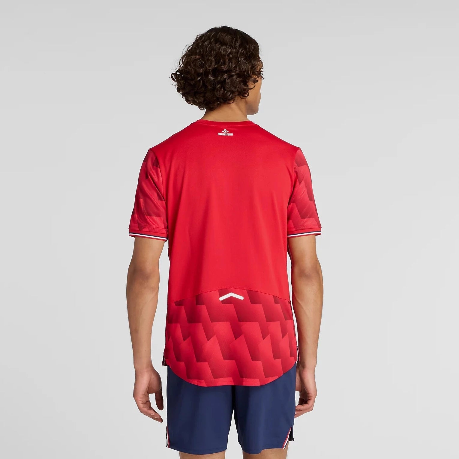 New Balance 2025-26 Lille Men's Stadium Home Soccer Jersey (Model - Back)