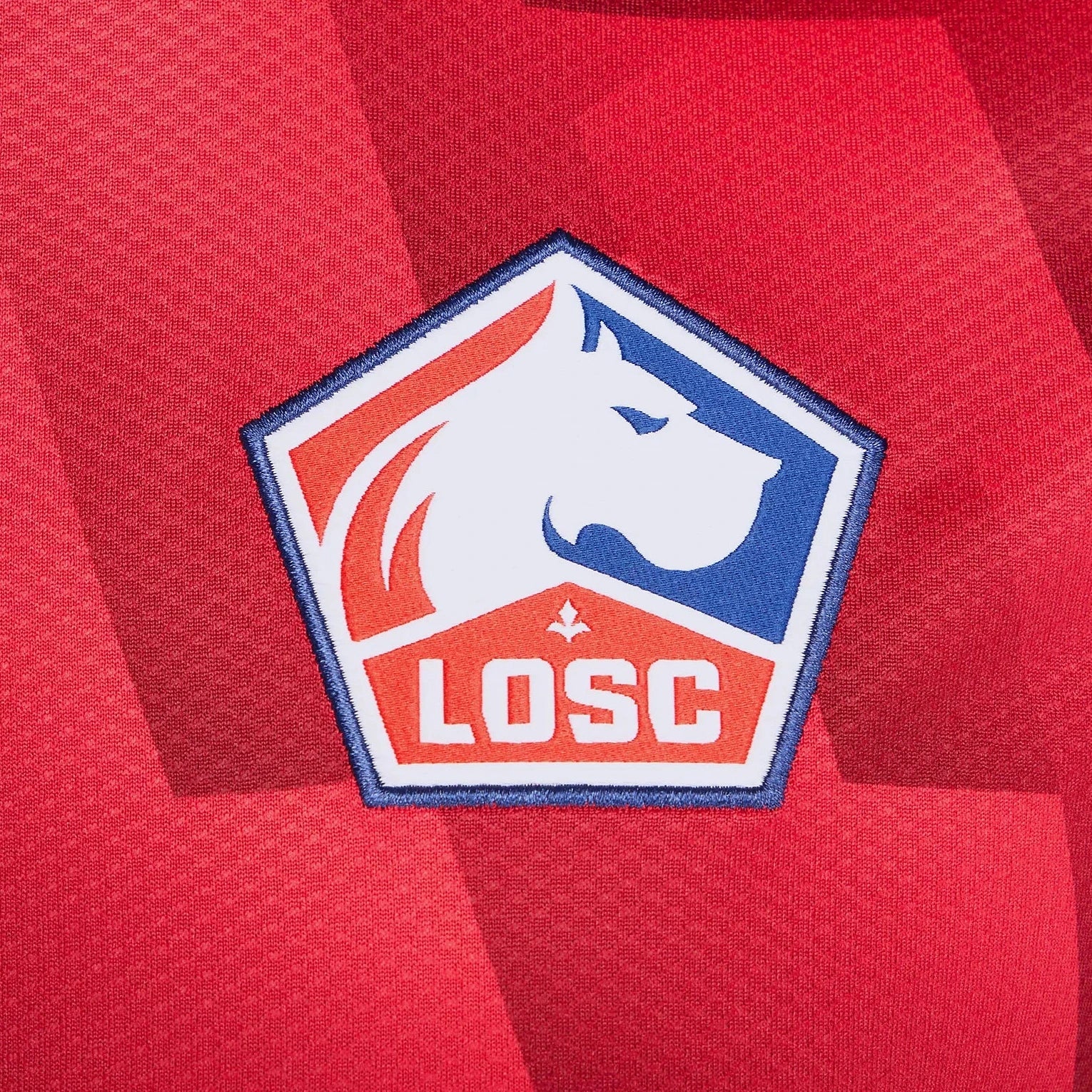 New Balance 2025-26 Lille Men's Stadium Home Soccer Jersey (Detail 4)