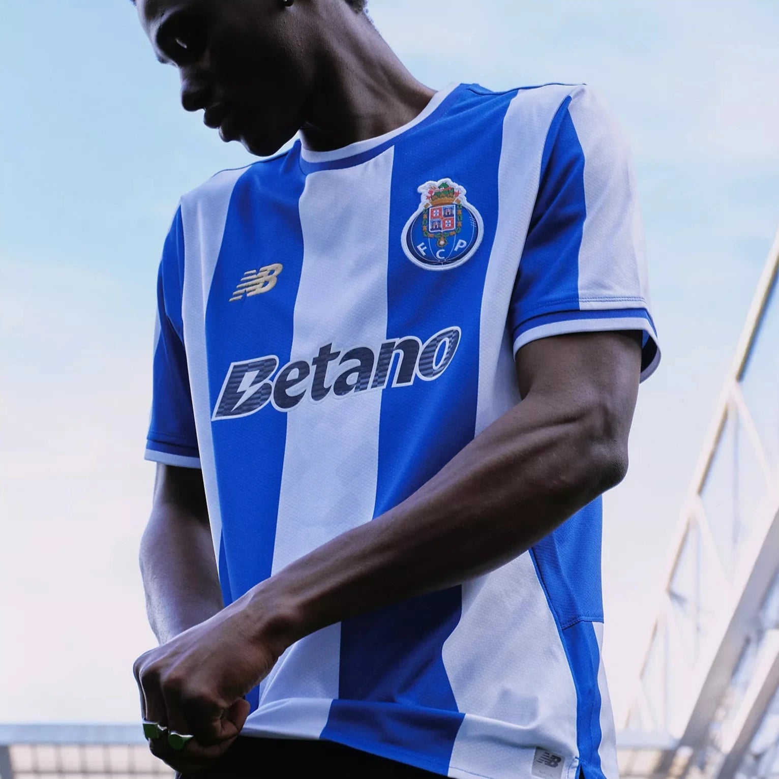 New Balance 2025-26 Porto Men's Stadium Home Soccer Jersey (Model)