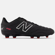 New Balance 442 V2 Team FG Standard Black with White (Side 1)