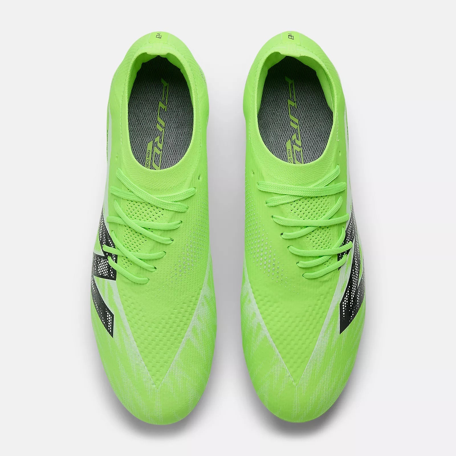 New Balance Furon Elite V8 2E Wide Firm Ground Soccer Cleats - Lime Light Pack (FA25) (Pair - Top)