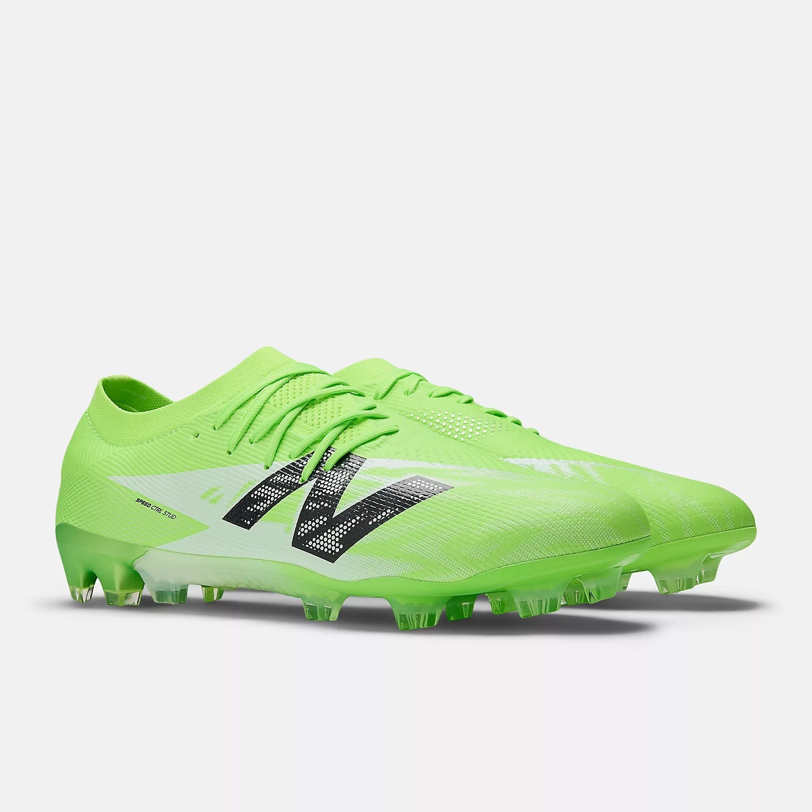 New Balance Furon Elite V8 2E Wide Firm Ground Soccer Cleats - Lime Light Pack (FA25) (Pair - Lateral)