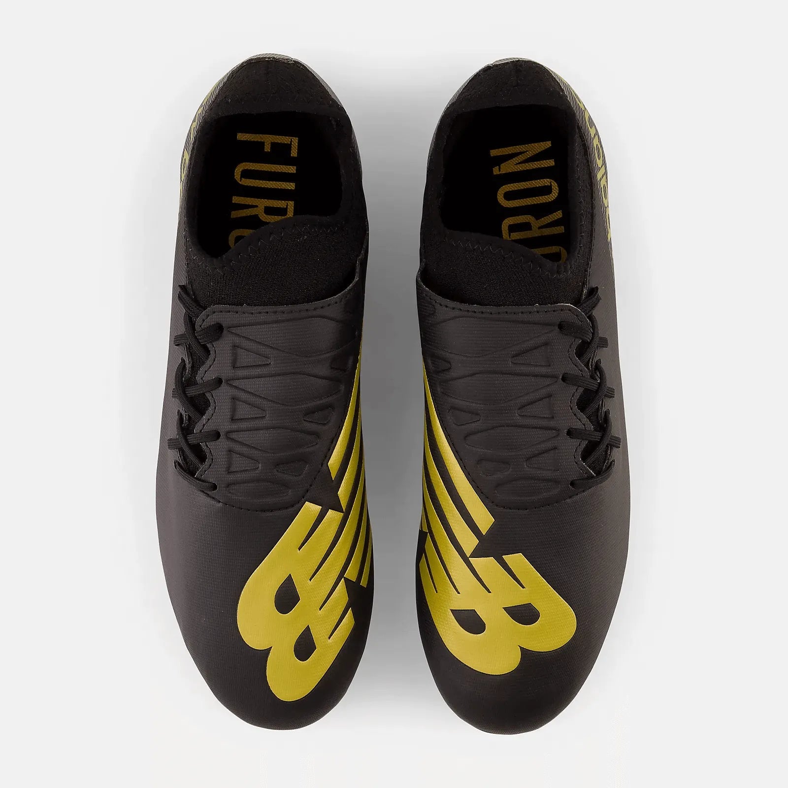 New Balance Furon V7 Dispatch FG 2E Wide - Black-Gold
