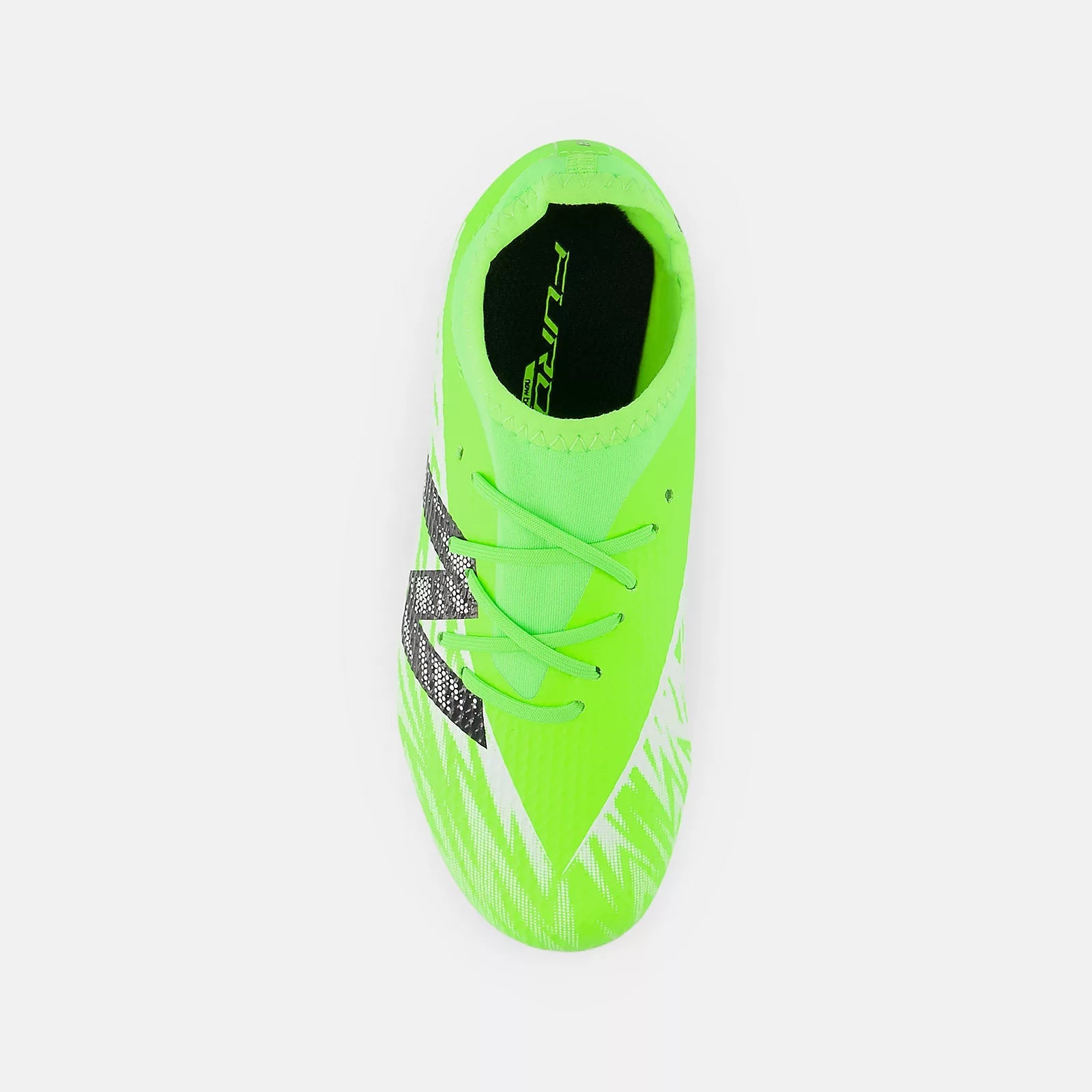 New Balance JR Furon Team V8 Wide Firm Ground Soccer Cleats - Lime Light Pack (FA25) (Top)