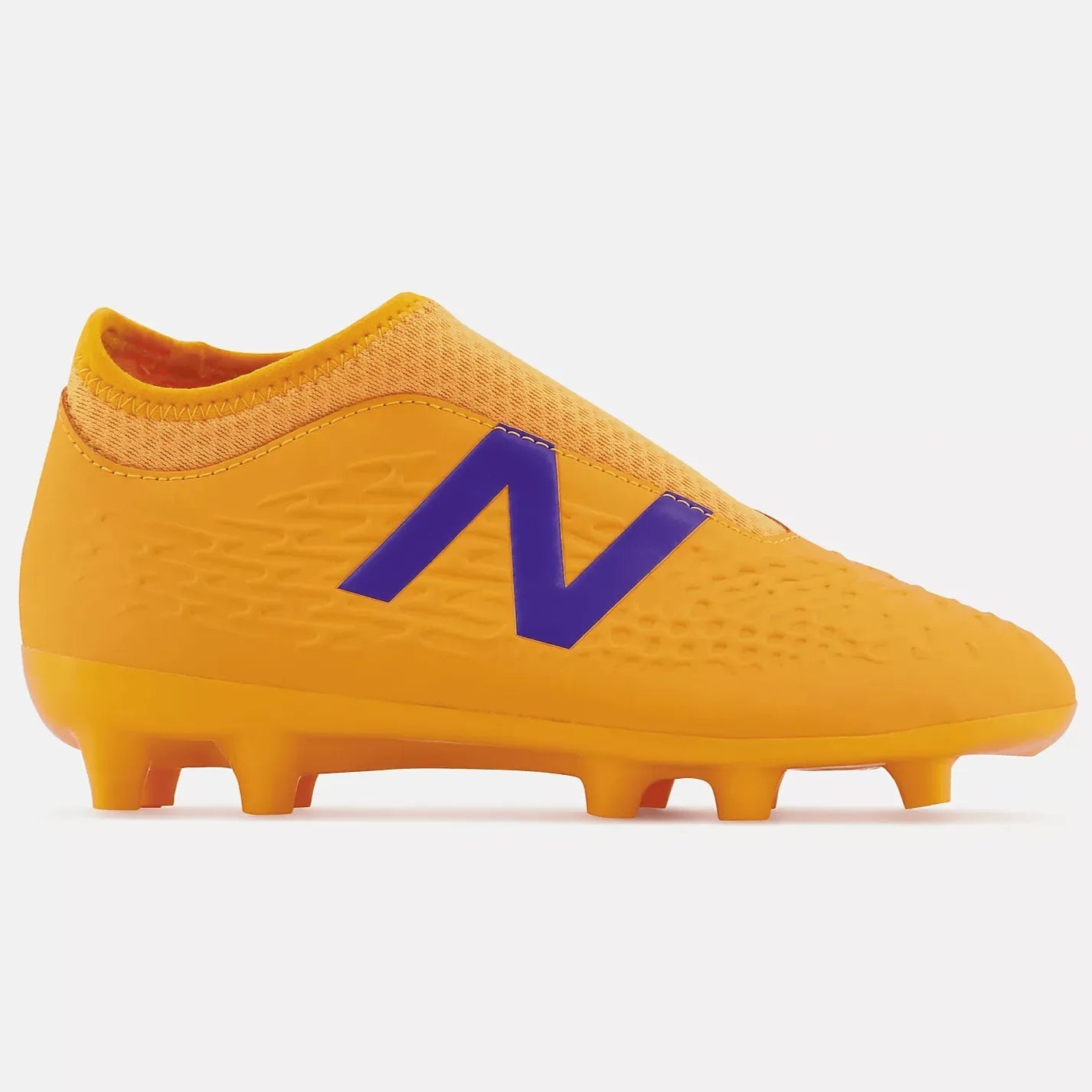 New Balance Junior Tekela V3+ Magique FG 2E Wide - Yellow Orange