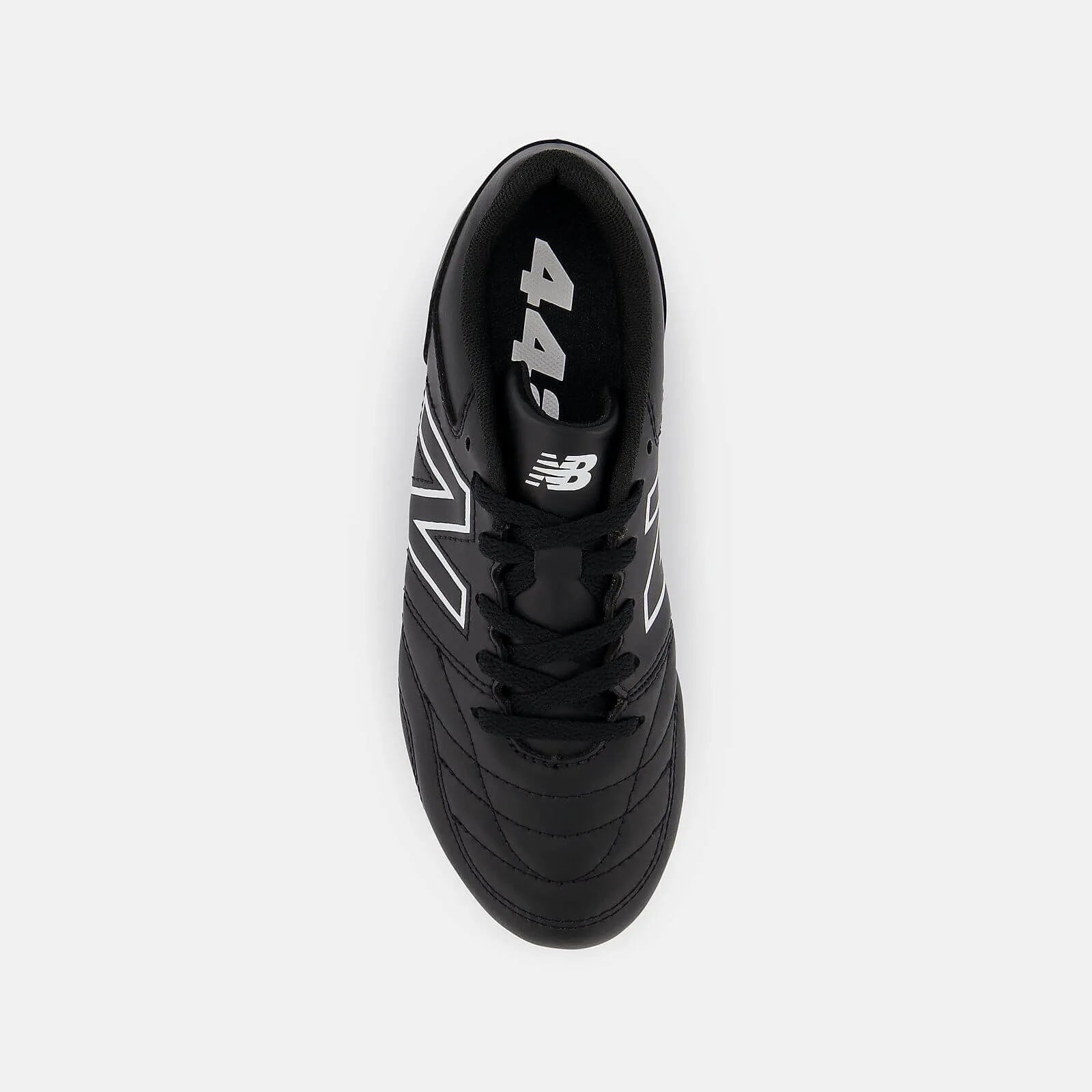 New Balance Kid's 442 V2 Academy FG  Black with White (Top)