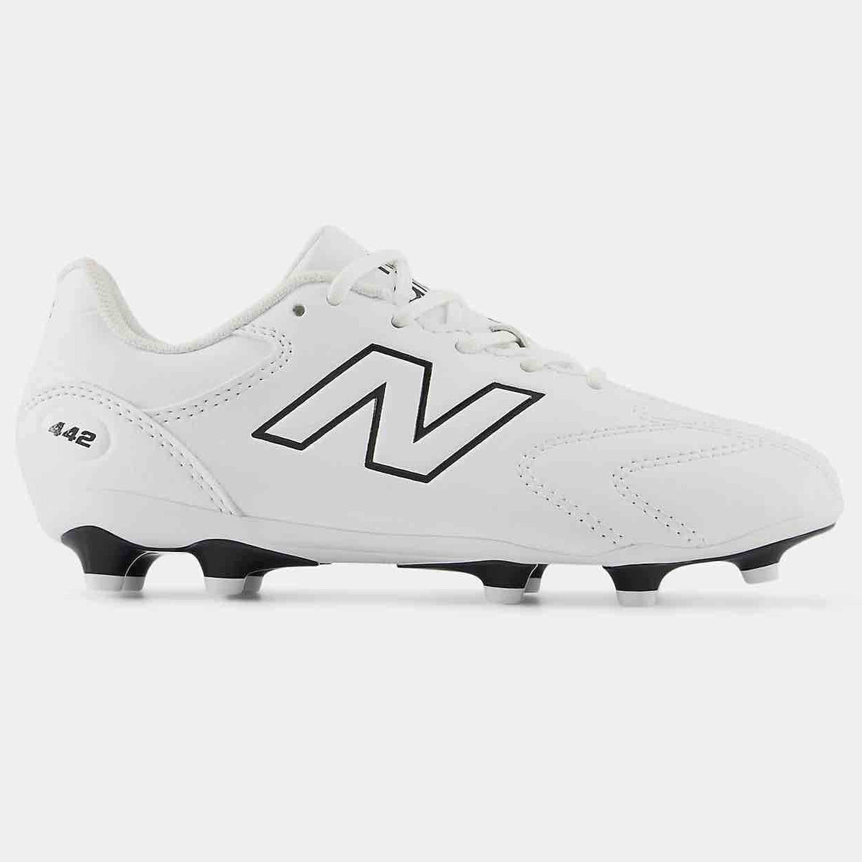 New Balance Kids 442 V3 Team Wide Firm Ground Soccer Cleats (Side 1)