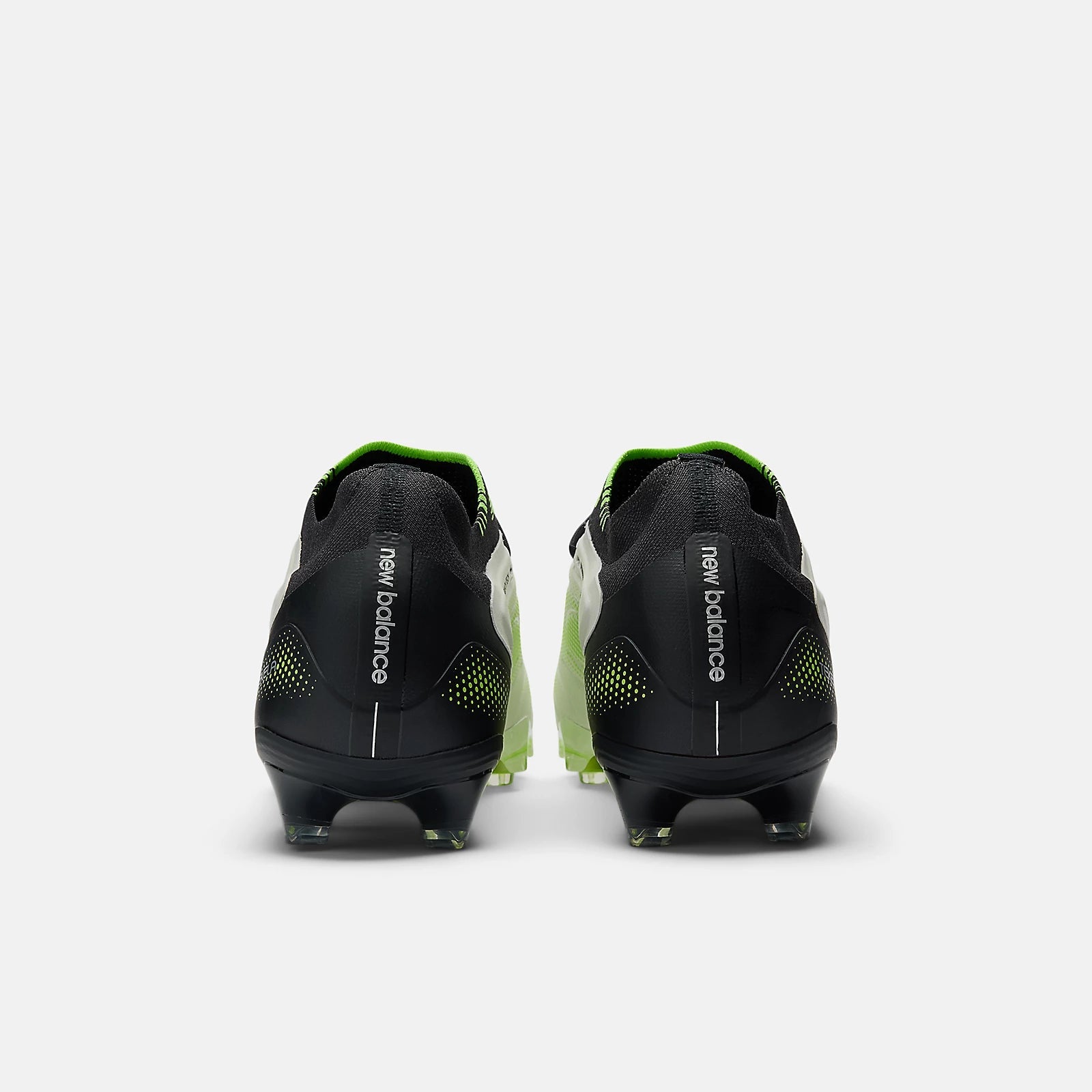 New Balance Tekela Elite Low Laced V5 2E Wide Firm Ground Soccer Cleats - Lime Light Pack (FA25) (Pair - Back)