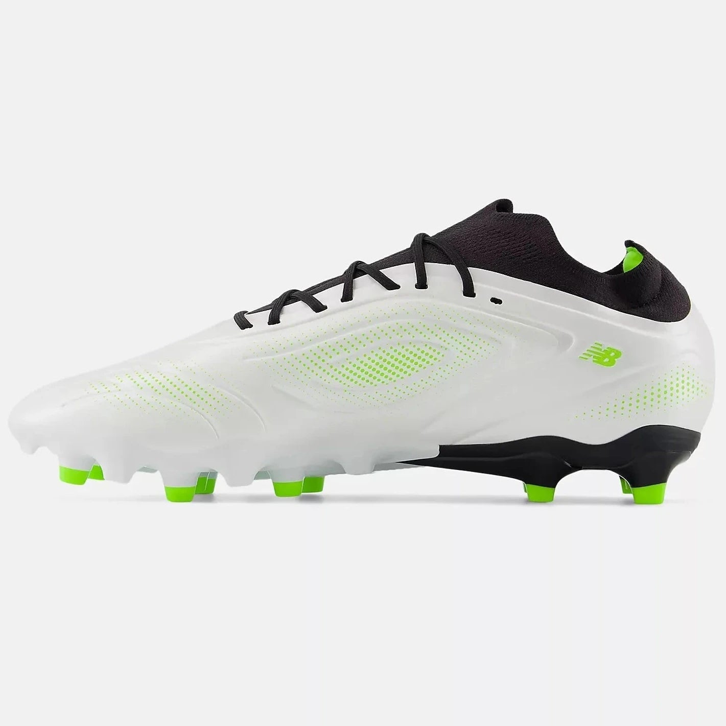 New Balance Tekela Team Low Laced V5 2E Wide Firm Ground Soccer Cleats - Lime Light Pack (FA25) (Side 2)